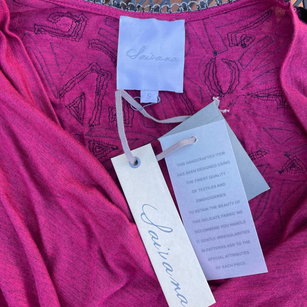 NWT Saivana (Anthropology) sequin detailed top - Picture 3 of 4